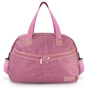 BOLSA JOY PASSEIO VIAGEM ROSA