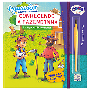 LIVRO AQUACOLOR CONHECENDO A FAZENDINHA