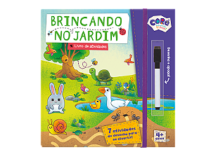 LIVRO DE ATIVIDADES BRINCANDO NO JARDIM - ESCREVE E APAGA