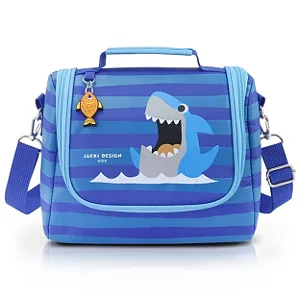 LANCHEIRA TÉMICA INFANTIL AZUL TUBARÃO