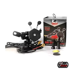 Suporte Celular Garra Modelo X 360° Universal Com Carregador