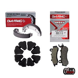 Kit Lona Stander Diafrag + Coxim Maxxi Premium + Pastilha Diafrag