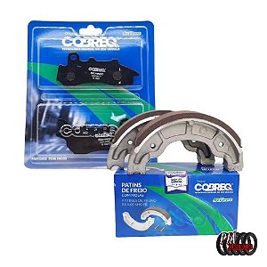 Kit Pastilha De Freio + Lona Honda Cg 160 Fan 2018 A 2022
