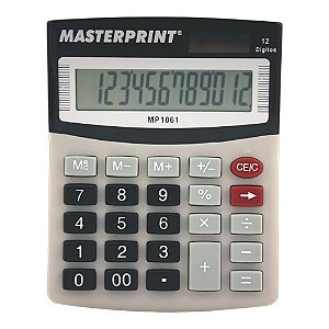 CALCULADORA MP 1061 12 DIGITOS SOLAR MASTER