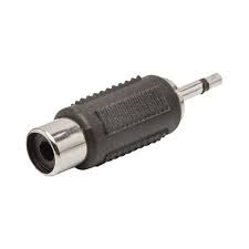 ADAPTADOR P1 PLASTICO - P1 MONO PARA JACK RCA