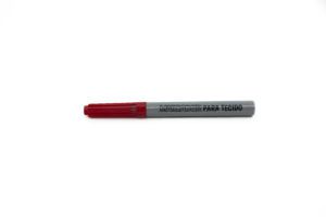 CANETA PARA TECIDO VERMELHO GRAMPLINE