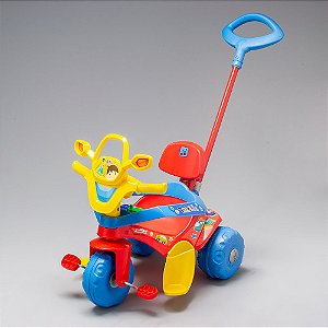 TRICICLO TONKINHA PASSEIO PEDAL VERMELHO