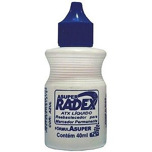 TINTA PARA MARCADOR PERMANENTE 40ML AZ RADEX