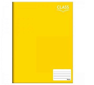 CADERNO 1/4  BROCHURA AMARELO 96 FOLHAS FORONI