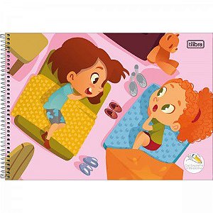 CADERNO DE DESENHO SAPECA FEMININO 96 FOLHAS