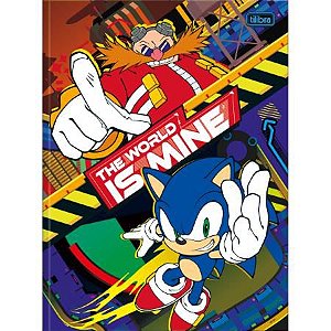 CADERNO CAPA DURA 1/4 SONIC 80 FOLHAS TILIBRA