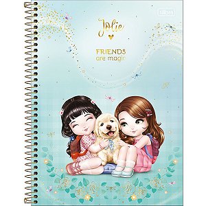 CADERNO 1 MATÉRIA CAPA DURA JOLIE 80FLS TILIBRA