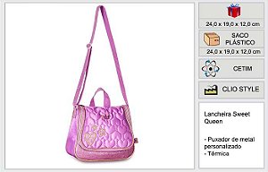 LANCHEIRA SWEET QUEEN SQ3548L CLIOSTYLE SORTIDA