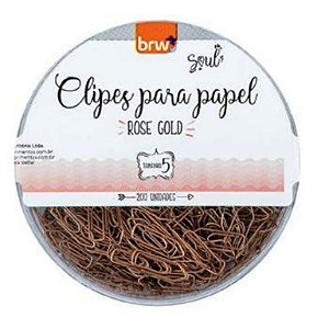 CLIPES MINI ROSÉ GOLD 200 CLIPS BRW