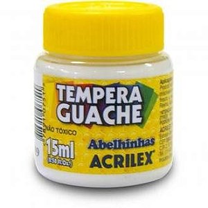 TINTA GUACHE 15ML BRANCO UNIDADE