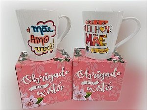 CANECA RR TULIPA 250ML NA CAIXA ESPECIAL MÃES SORT