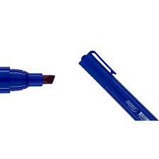 MARCADOR PERMANENTE RECARREGÁVEL AZUL BRW