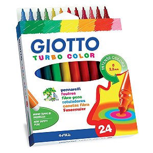 CANETINHA HIDROGRÁFICA GIOTTO TURBO 24 CORES