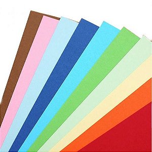PAPEL CARTÃO CORES VARIDAS 48cm X 66cm