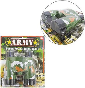 BINOCULOS INFANTIL CAMUFLADO ARMY SUPER POWER 12,5
