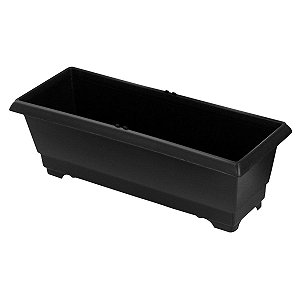 VASO JARDINEIRA RETANGULAR G PRETO GGB