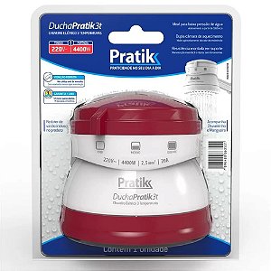 Chuveiro Ducha Pratik 3 Temperaturas, 4400W, 220V