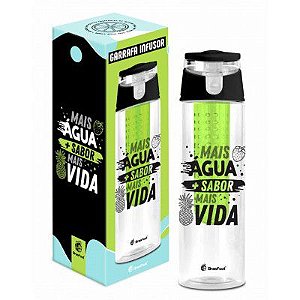 GARRAFA INFUSOR DE SABOR 700ML MAIS ÁGUA + SABOR