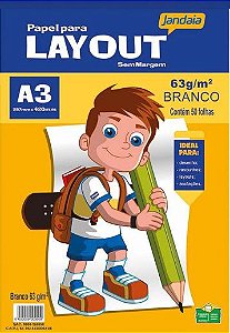 BLOCO PARA EDUCACAO ARTISTICA BASIC ART LAY OUT A3