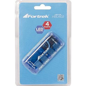 HUB 4 PORTAS USB 2.0 FORTREK HBU402