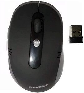 MOUSE OFFICE EO462 SEM FIO PRETO EVOLUT