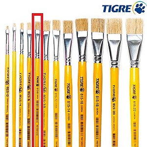 PINCEL ARTESANAL CHATO 815 N06 AMARELO TIGRE