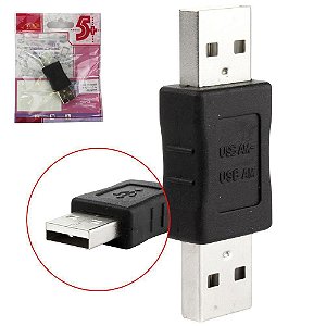 EMENDA USB 2.0 - A MACHO PARA A MACHO - 2.0 PIX