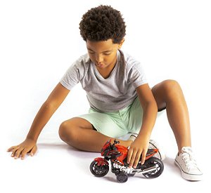 MOTO FIRE LIGHT COM FRICCAO NA CAIXA BSTOYS