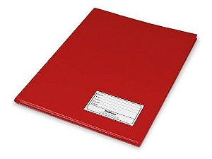 PASTA CATALOGO COM VISOR 10 ENVELOPES VERMELHA POL