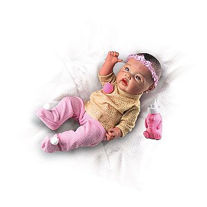 BONECA PREMIUM REBORN MENINA MILK BRINQUEDOS