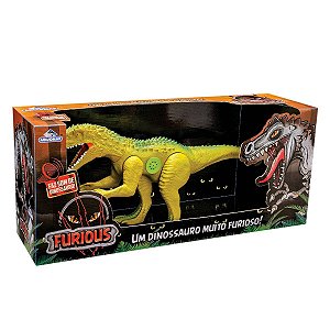 BONECO DINOSSAURO FURIOUS ADJOMAR