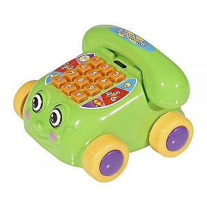 BRINQUEDO A CORDA TELEFONE COR SORTIDA DMTOYS