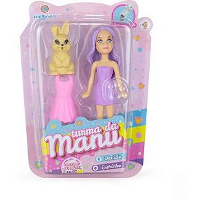 BONECA COLECIONÁVEL TURMA DA MANU POLIBRINQ