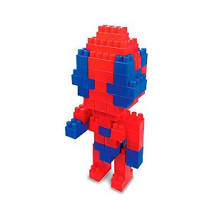 BLOCO DE MONTAR - DEFENSOR VERMELHO 64 PCS GGB