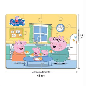 QUEBRA-CABEÇA GIGANTE PEPPA PIG NIG BRINQUEDOS
