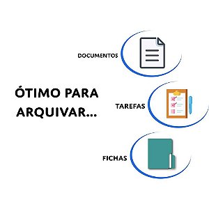 Maleta Plástica com Alça Dellofine Slim com 6 Past