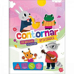 CARTILHA DE ATIVIDADE DE CONTORNAR APRENDER, BRINC
