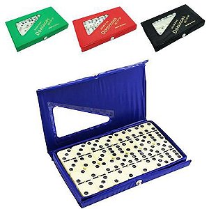 DOMINO TIPO OSSO 48X23X9MM DOUBLE SIX NO ESTOJO