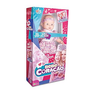 BONECA BEBE CORAÇÃO MILK