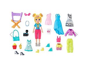 BONECA POLLY MOVIES UNIDADE GVY56 - MATTEL