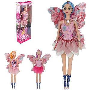 BONECA FADA BETTY COLORS ARTICULADA WELLKIDS