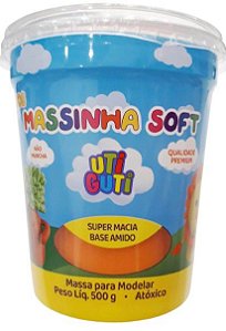 MASSA DE MODELAR SOFT UTIGUTI POTE 500G LARANJA