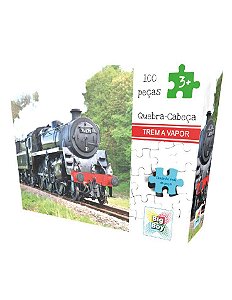 QUEBRA CABEÇA TREM A VAPOR 100 PEÇAS BIGBOY