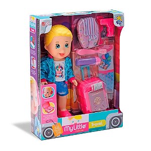 BONECA MY LITTLE COLLECTION VAMOS VIAJAR - MENINA