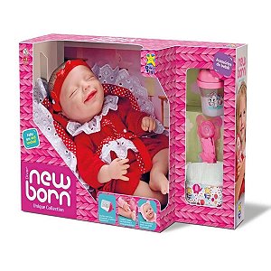 BONECA DIVER NEW BORN UNIQUE COLLECTION MACACAO VE